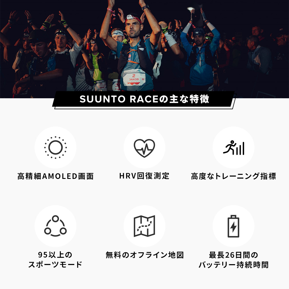 公式ストア】SUUNTO RACE TITANIUM CHARCOAL スント レース チタニウム チャコール スマートウォッチ 腕時計 :  suunto-023 : スント公式オンラインストア - 通販 - Yahoo!ショッピング