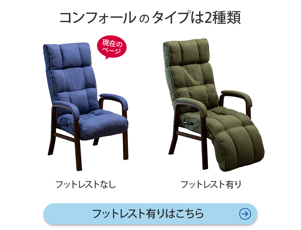コンフォールフットレストタイプはこちら