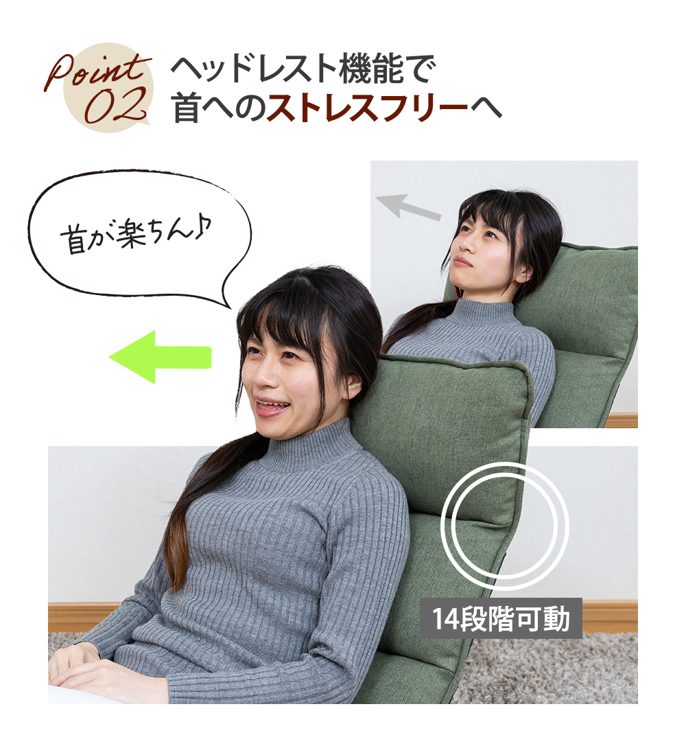楽天市場】座椅子 コンパクト 折りたたみ ハイバック 低反発