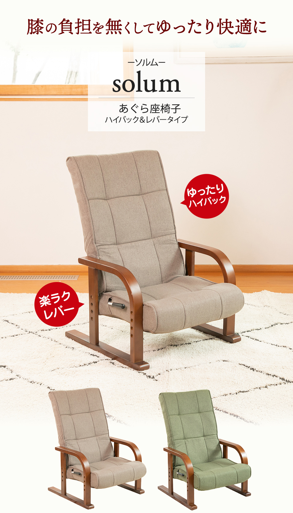 ソルム ハイバック&レバー