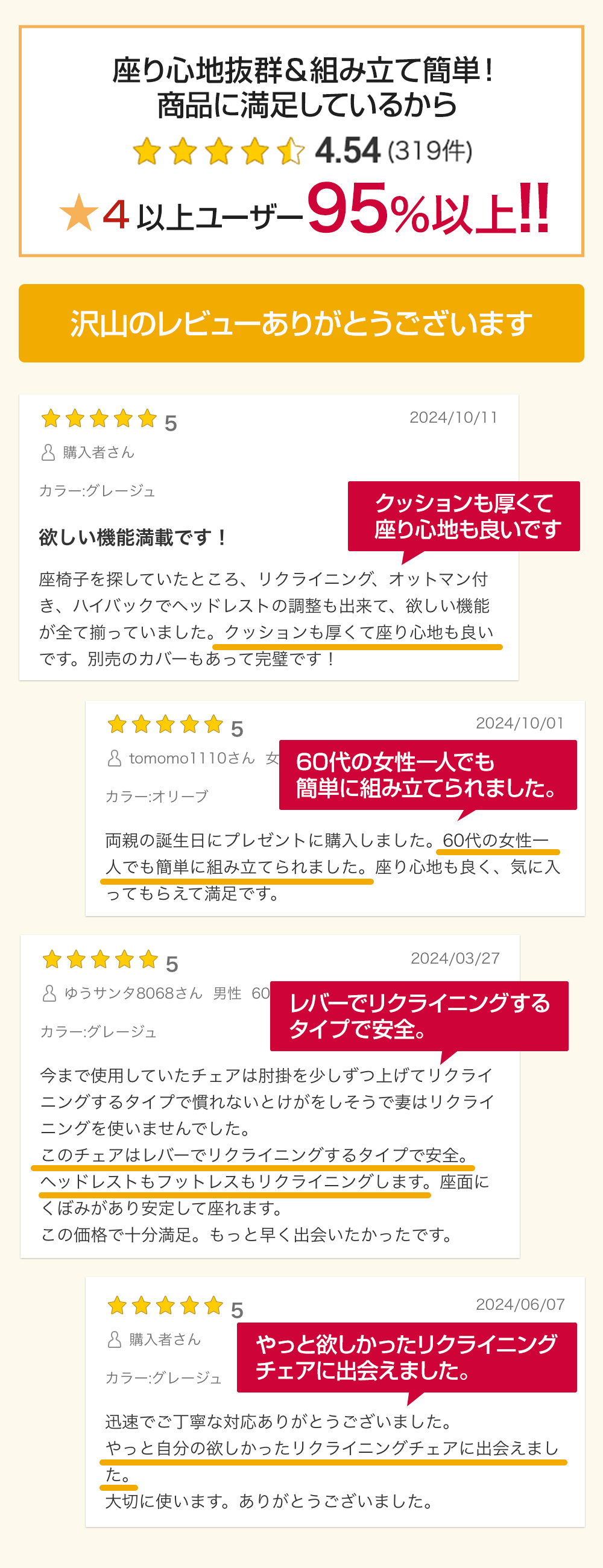 レビュー 口コミ 評価