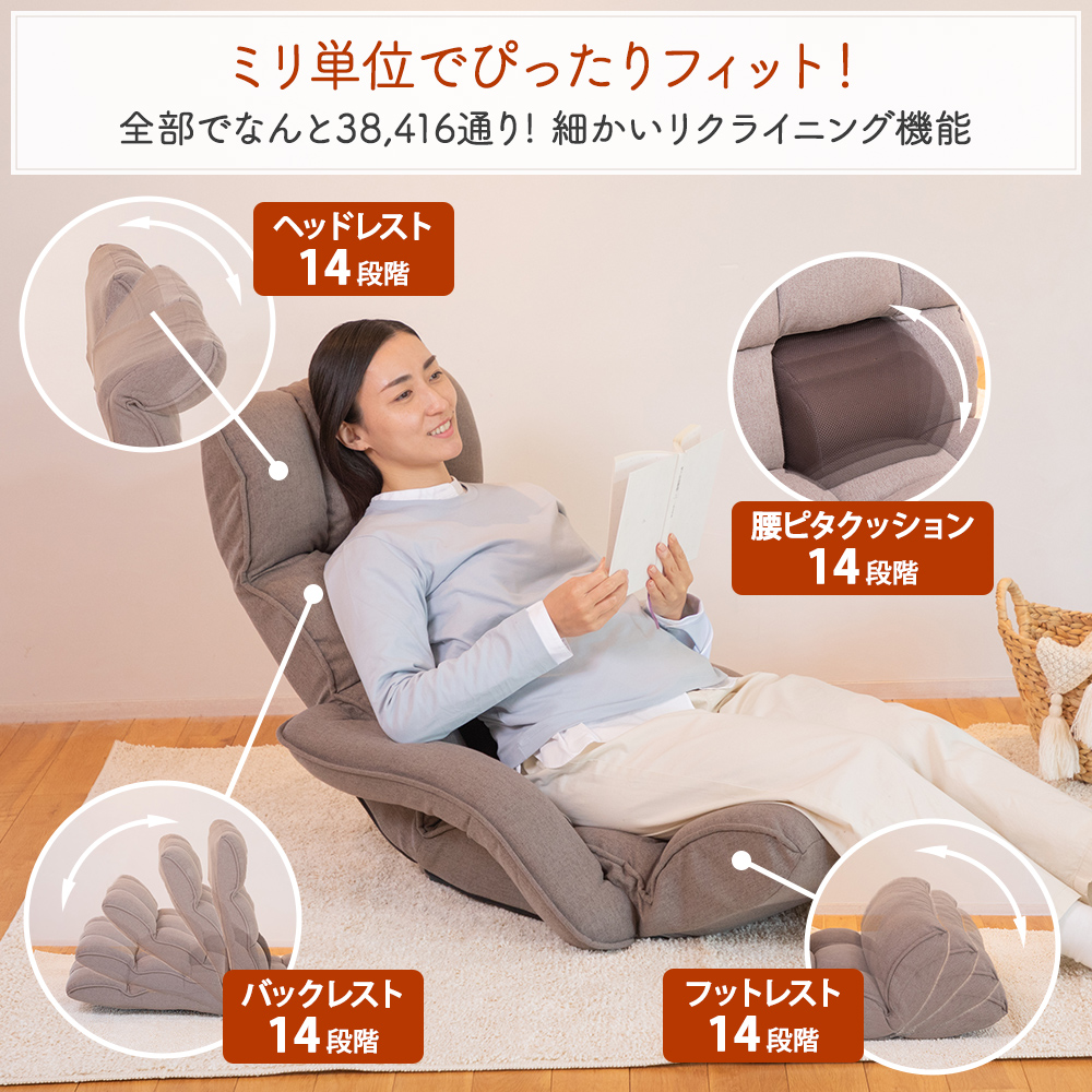 角度調整可能