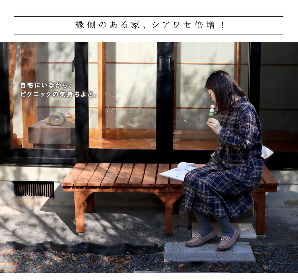 ユニット縁台ベンチ hiyori（ひより） プランターセット（幅155・奥行55） DE-15555PLST 爆買 母の日の画像