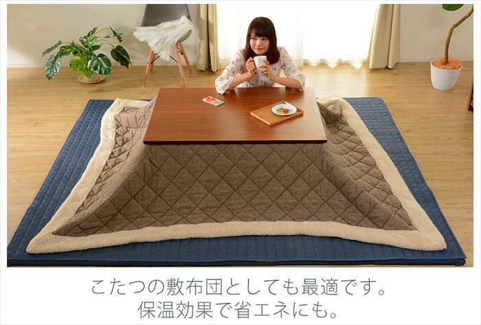 キルトラグマット M 洗える 2WAY キルト ラグ マット 和楽 ZONIA 190×190cm 子供 やわらかい シンプル 爆買 母の日_4