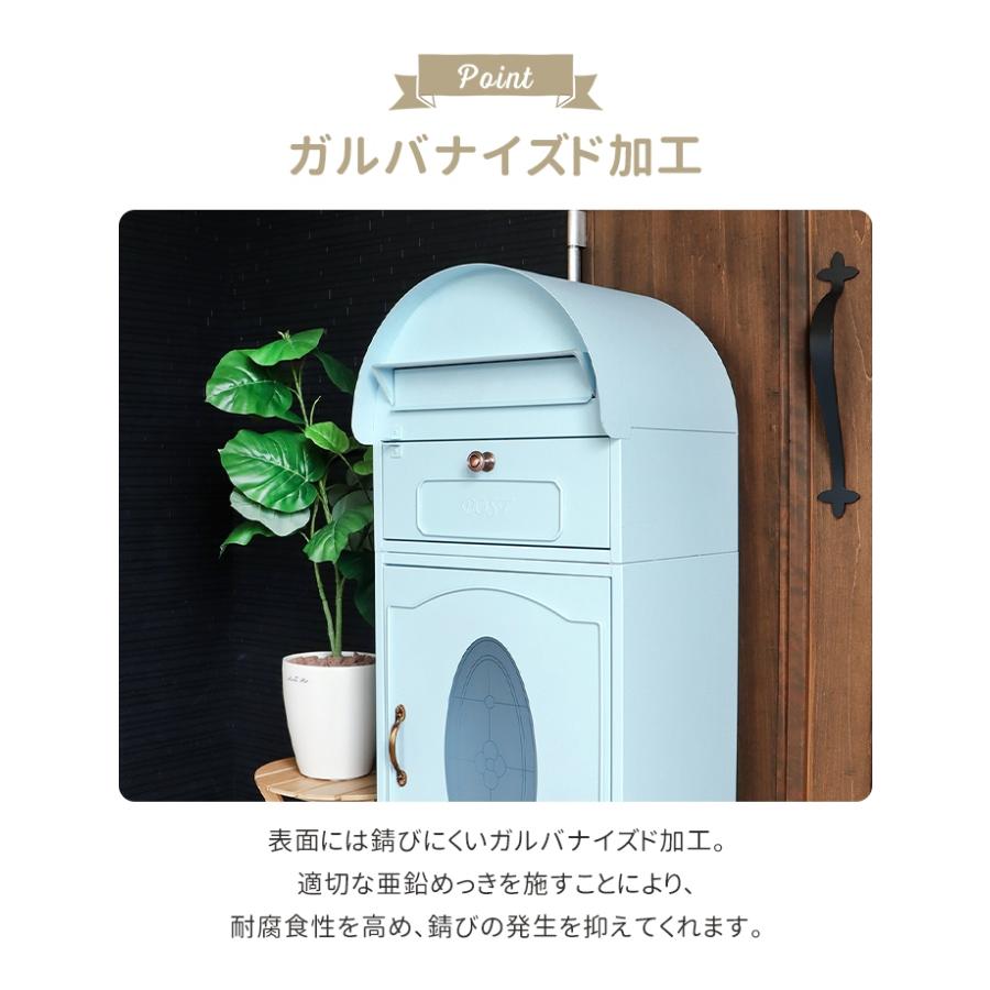 宅配ボックス 一戸建て用 郵便ポスト 郵便受け スタンドタイプ おしゃれ 大容量 姫系 メルヘン イタリア フランス 貴族風 可愛い 商品情報 円形屋根の柔らなフォルムで雨水が流れ落ちやすい!荷物が確認しやすい可愛い窓が 宅配ボックス 一戸建て用 郵便ポスト 郵便受け スタンドタイプ おしゃれ 大容量 姫系 メルヘン イタリア フランス 貴族風 可愛い 商品情報 円形屋根の柔らなフォルムで雨水が流れ落ちやすい!荷物が確認しやすい可愛い窓が