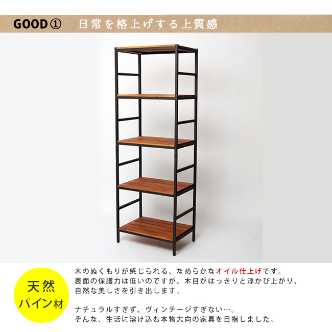 ブリックラックシリーズ5段タイプ 60×40×175 PRU-6040175 爆買 母の日_3