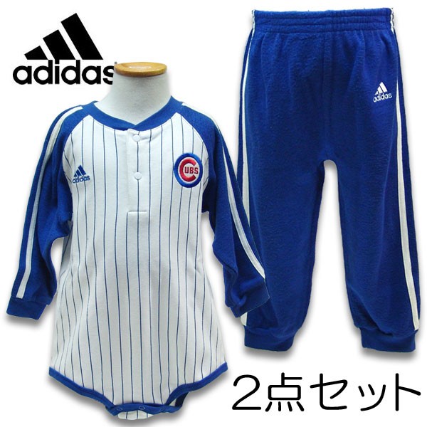 アディダス adidas ベビーCHICAGO CUBS シカゴカブス長袖シャツ キッズ ボディ＆スウェットパンツ上下セット 男の子 女の子  :adi-003:SUXEL-IMPORT-STORE - 通販 - Yahoo!ショッピング