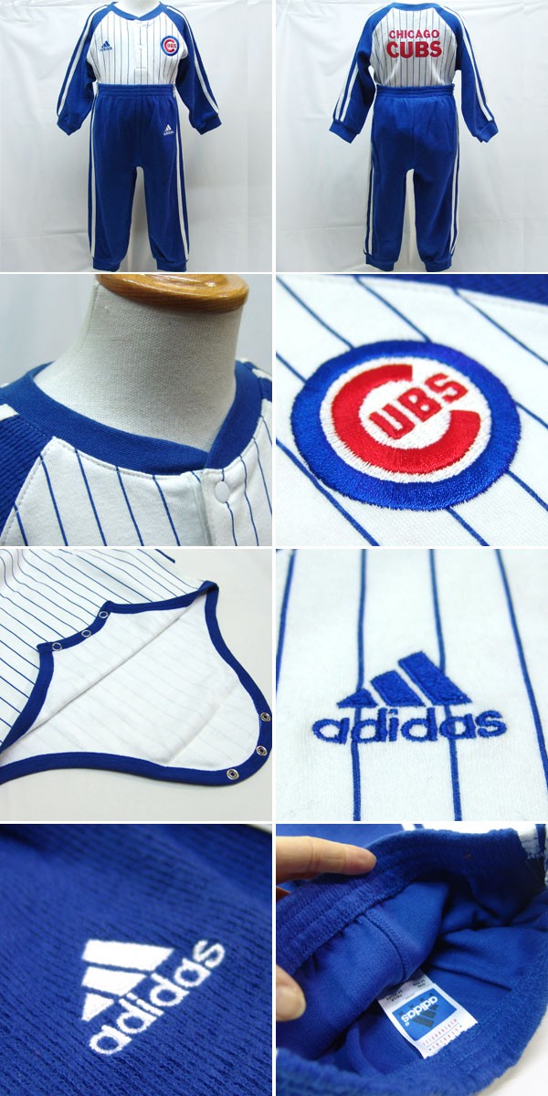 アディダス adidas ベビーCHICAGO CUBS シカゴカブス長袖シャツ キッズ ボディ＆スウェットパンツ上下セット 男の子 女の子  :adi-003:SUXEL-IMPORT-STORE - 通販 - Yahoo!ショッピング