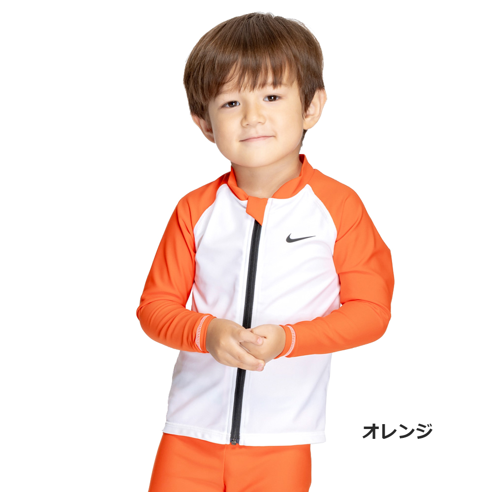 NIKE ナイキ ベビー 幼児 水着 SS25 トドラーボーイズジップ付き