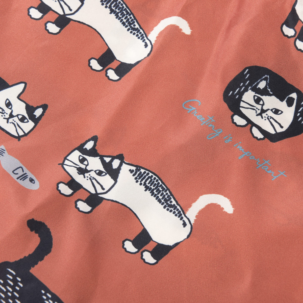 猫のスケッチ Lサイズ エコバッグ 2000132-01.jpg