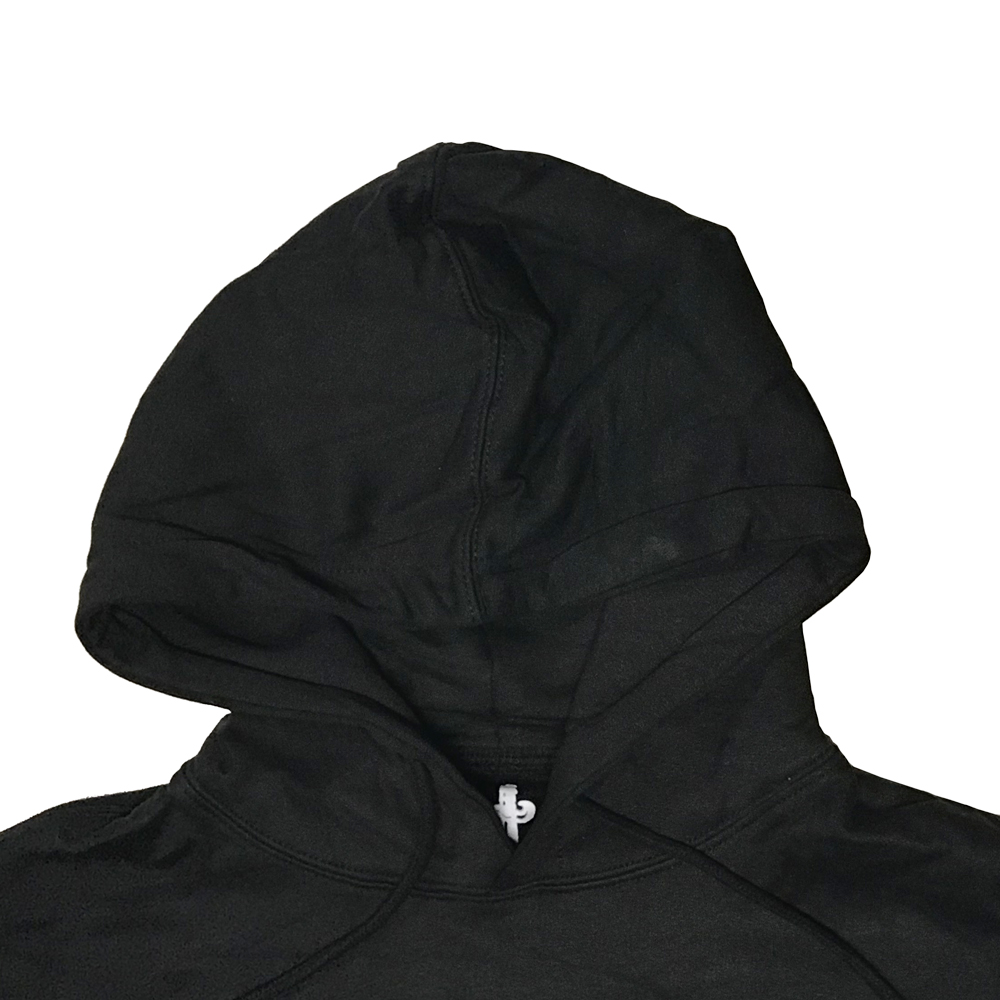 kuromoku　  ブラック パーカー Hatsunex “MITERU” Zip upパーカー（モノクロブラック） | HATSUN