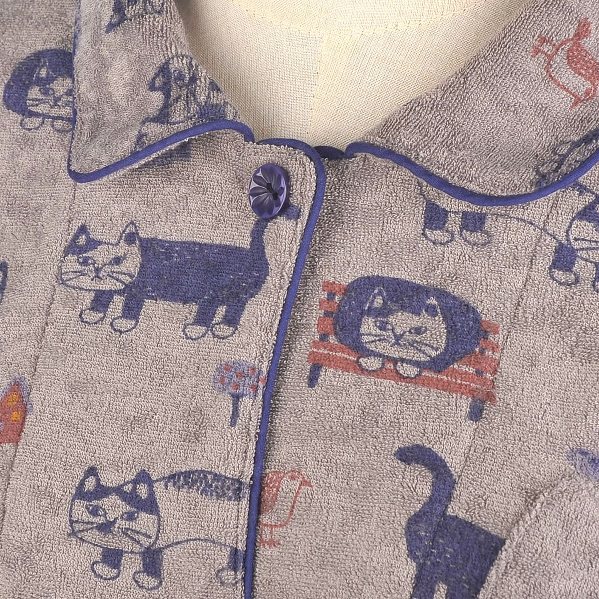 特価♥クスグル　パジャマ　上下フリース　かわいい　冬　マチルダ　おしゃれ　ネコ 特価♥クスグル パジャマ 上下フリース かわいい 冬 マチルダ
