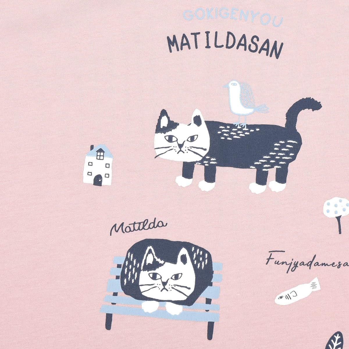 kusuguru Tシャツ 七分袖 レディース マチルダさん 七分袖Tシャツ 23