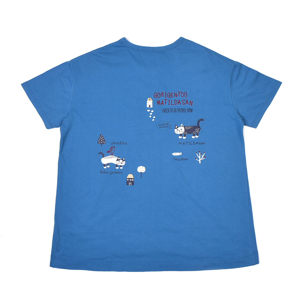 kusuguru Tシャツ 半袖 レディース マチルダさん ラフサイズT kusuguru Tシャツ 半袖 レディース マチルダさん ラフサイズT