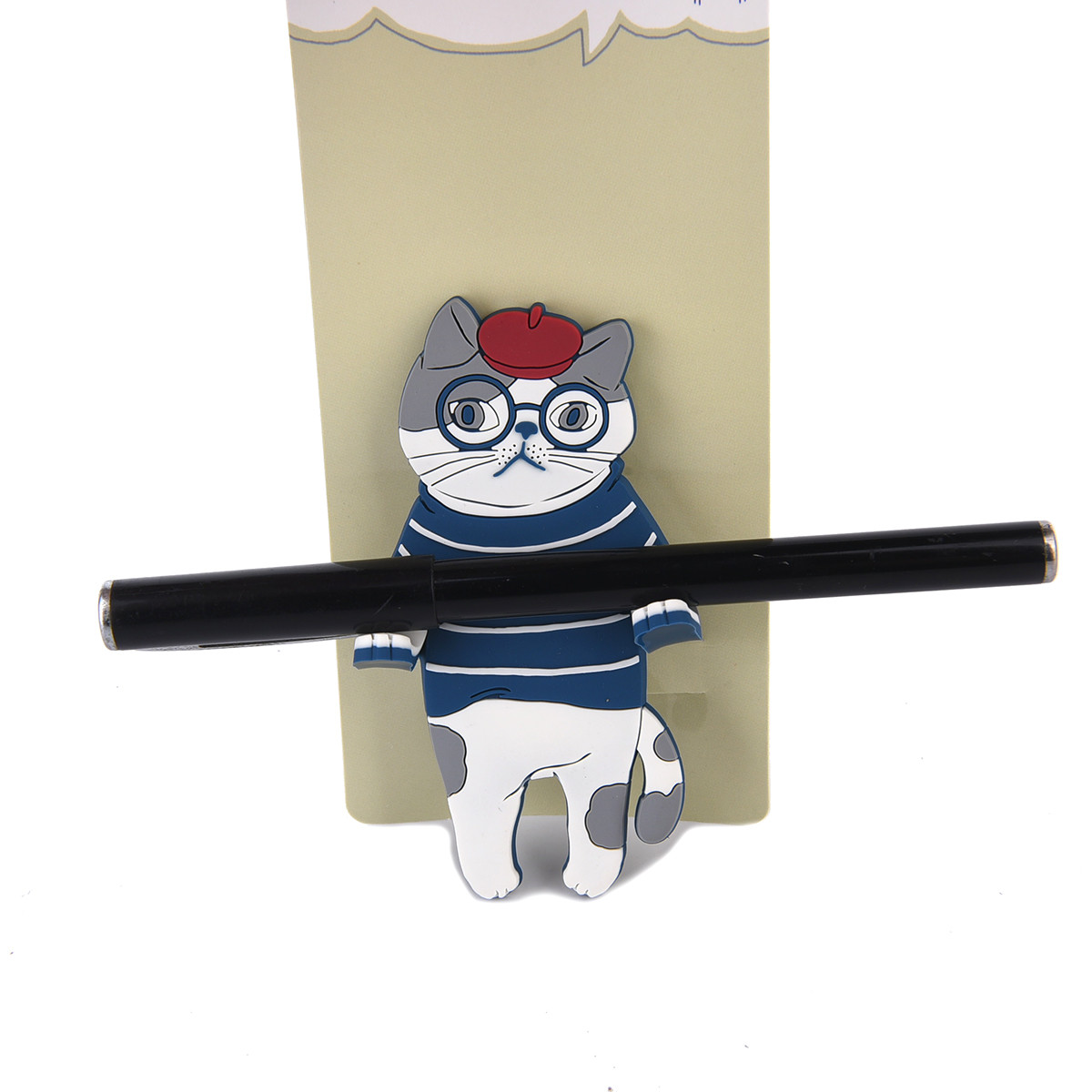 kusuguru マグネットフック おしゃれ 猫 アニマルモード 23-6304 #1/RD