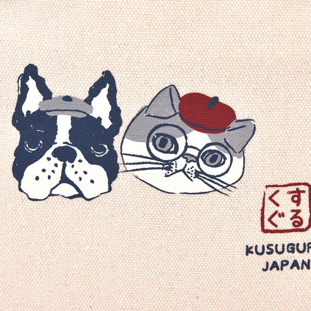 kusuguru（クスグル） トートバッグ おしゃれ 和柄 和柄キャンバスプチ
