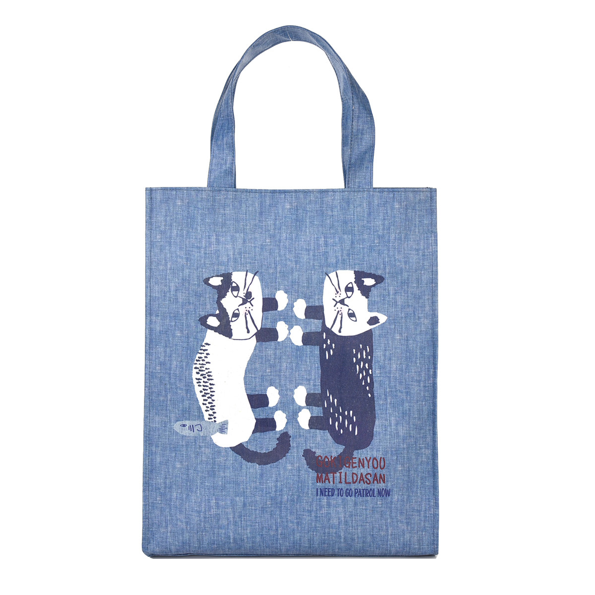 スーちゃん ぐるりとマチの大きなバッグ ぐるりスーちゃんの口布つきトートバッグ ぐるりスーちゃんの口布つき