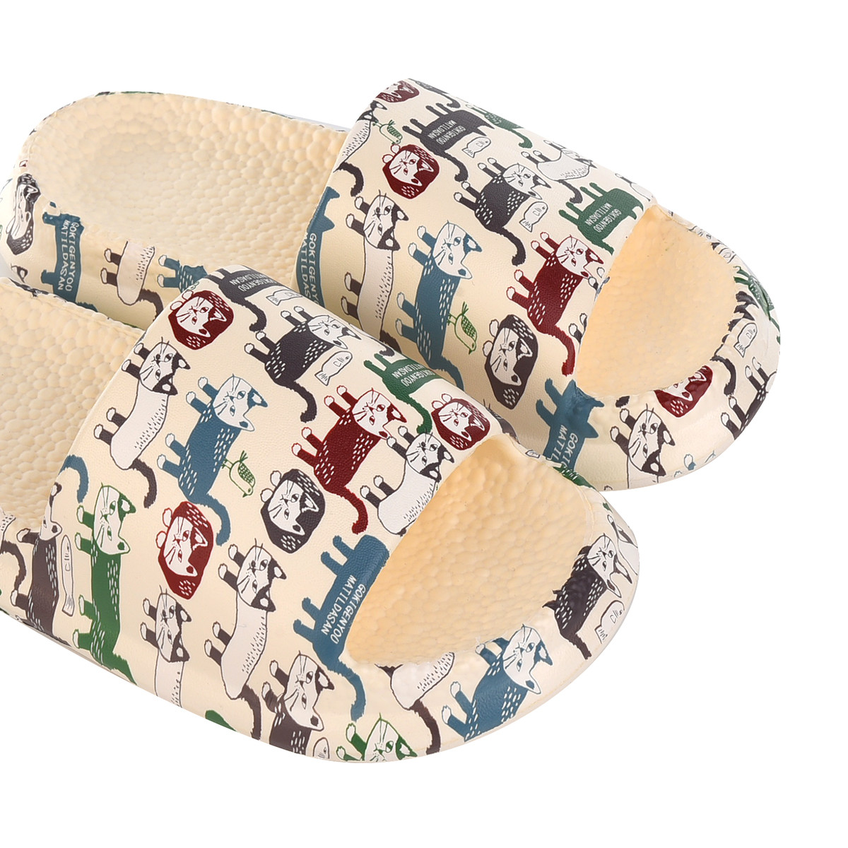 kusuguru（クスグル） シャワーサンダル レディース ソフトなプリント