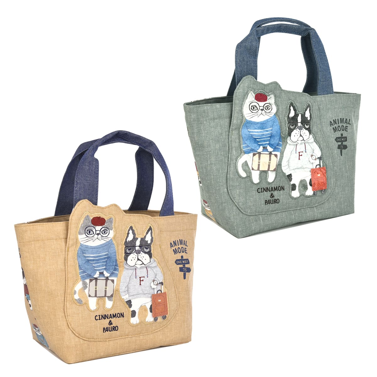 kusuguru トートバッグ おしゃれ かわいい 手さげ ネコ 雑貨