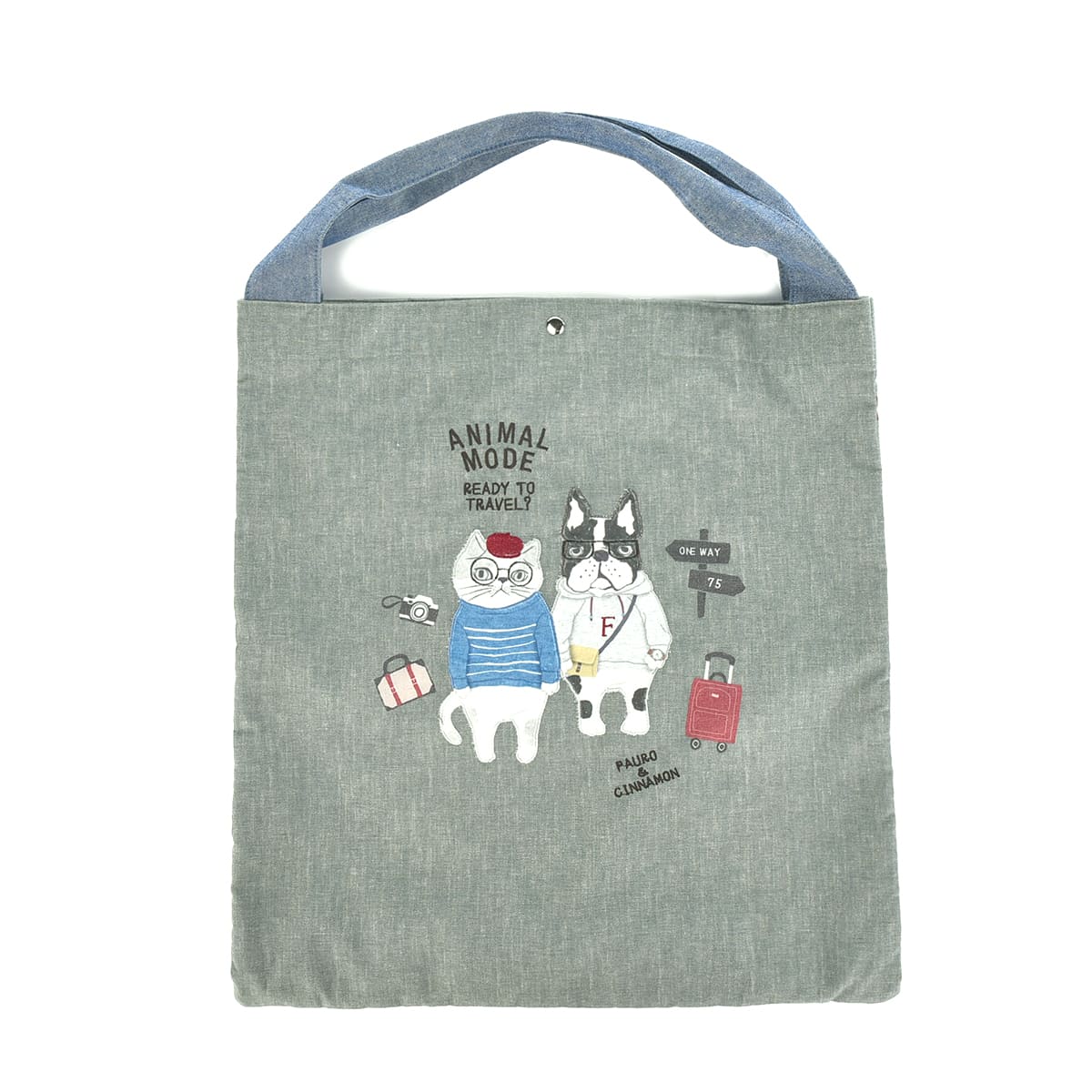 kusuguru トートバッグ おしゃれ かわいい 手さげ ネコ 雑貨