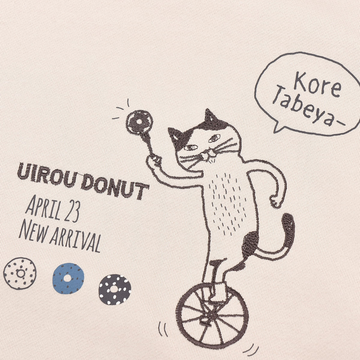 ネコ猫ねこ長袖トレーナークスグルルームウェアミチョロ春物トップス