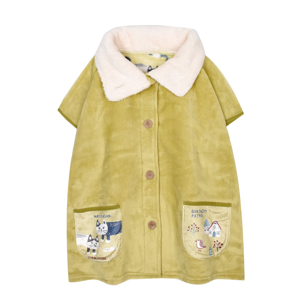 特価♥クスグル　パジャマ　上下フリース　かわいい　冬　マチルダ　おしゃれ　ネコ kusuguru ベスト レディース フリーサイズ おしゃれ ふわふわ