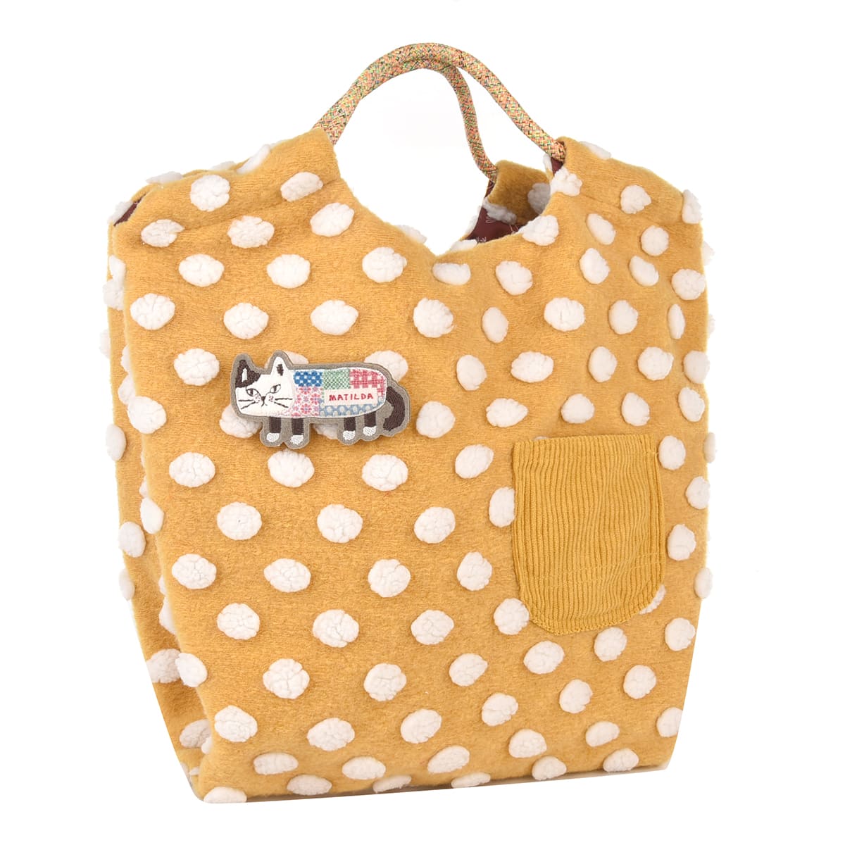 kusuguru トートバッグ お買い物バッグ かわいい ドット 水玉
