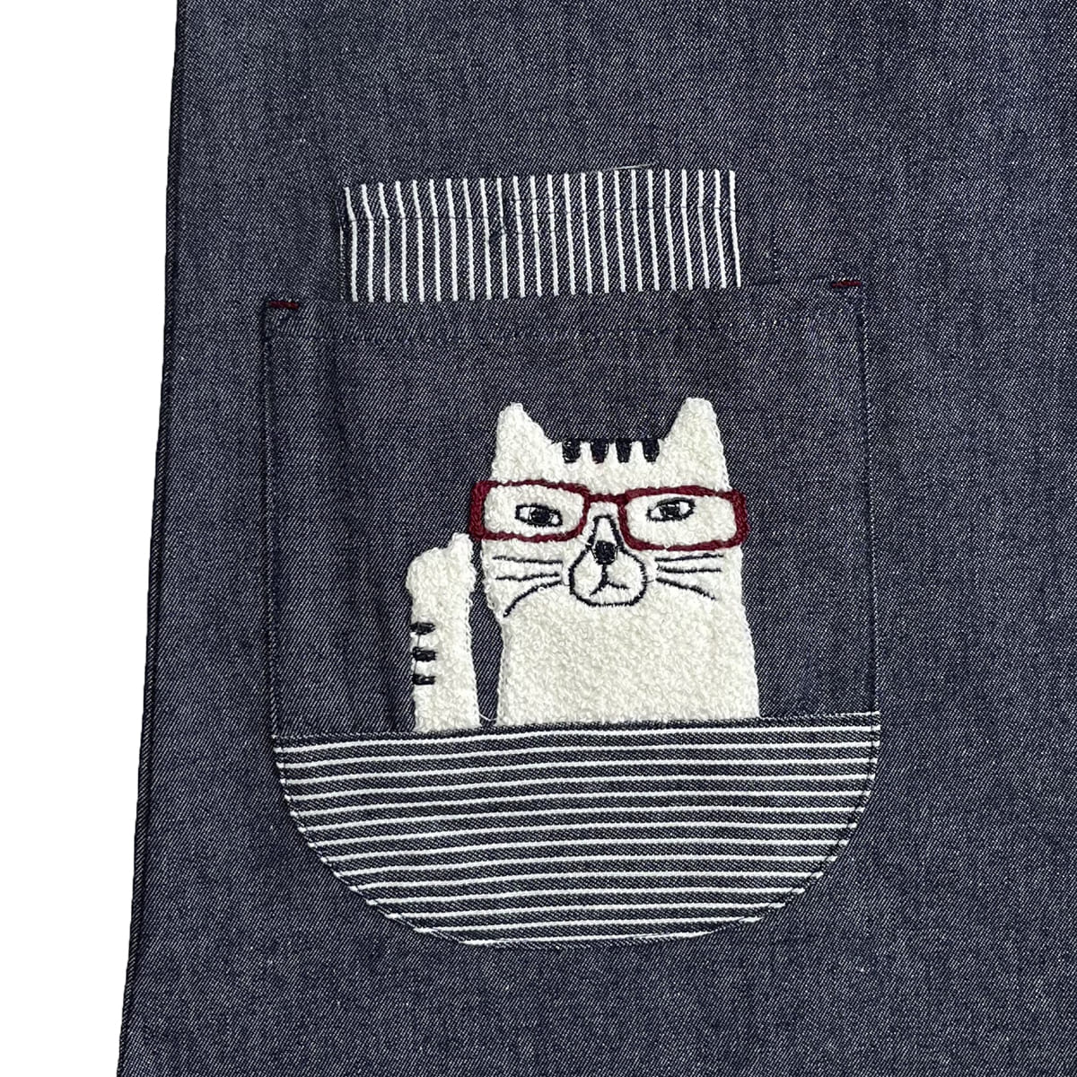 kusuguru（クスグル） エプロン おしゃれ かわいい デニム調