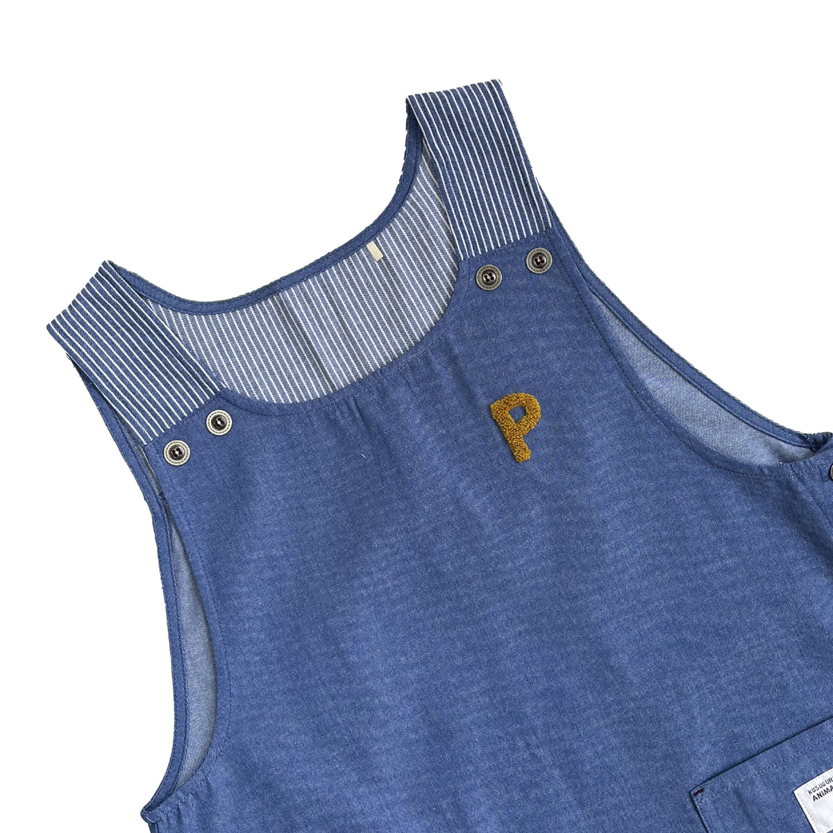 kusuguru（クスグル） エプロン おしゃれ かわいい デニム調