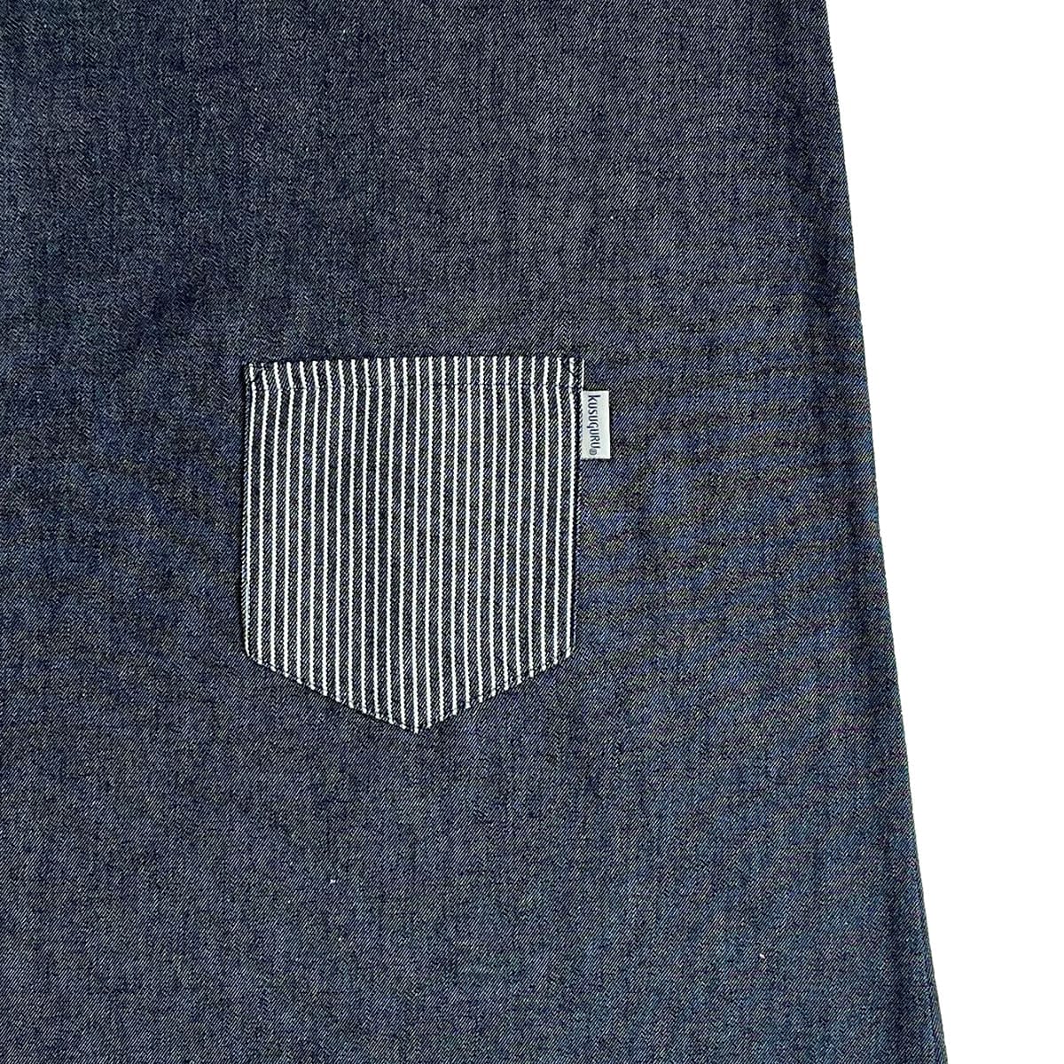 kusuguru（クスグル） エプロン おしゃれ かわいい デニム調