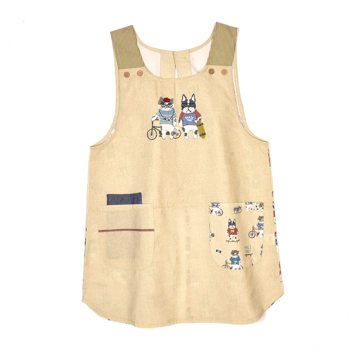 kusuguru エプロン おしゃれ 保育士 かわいい 25SS アニマル