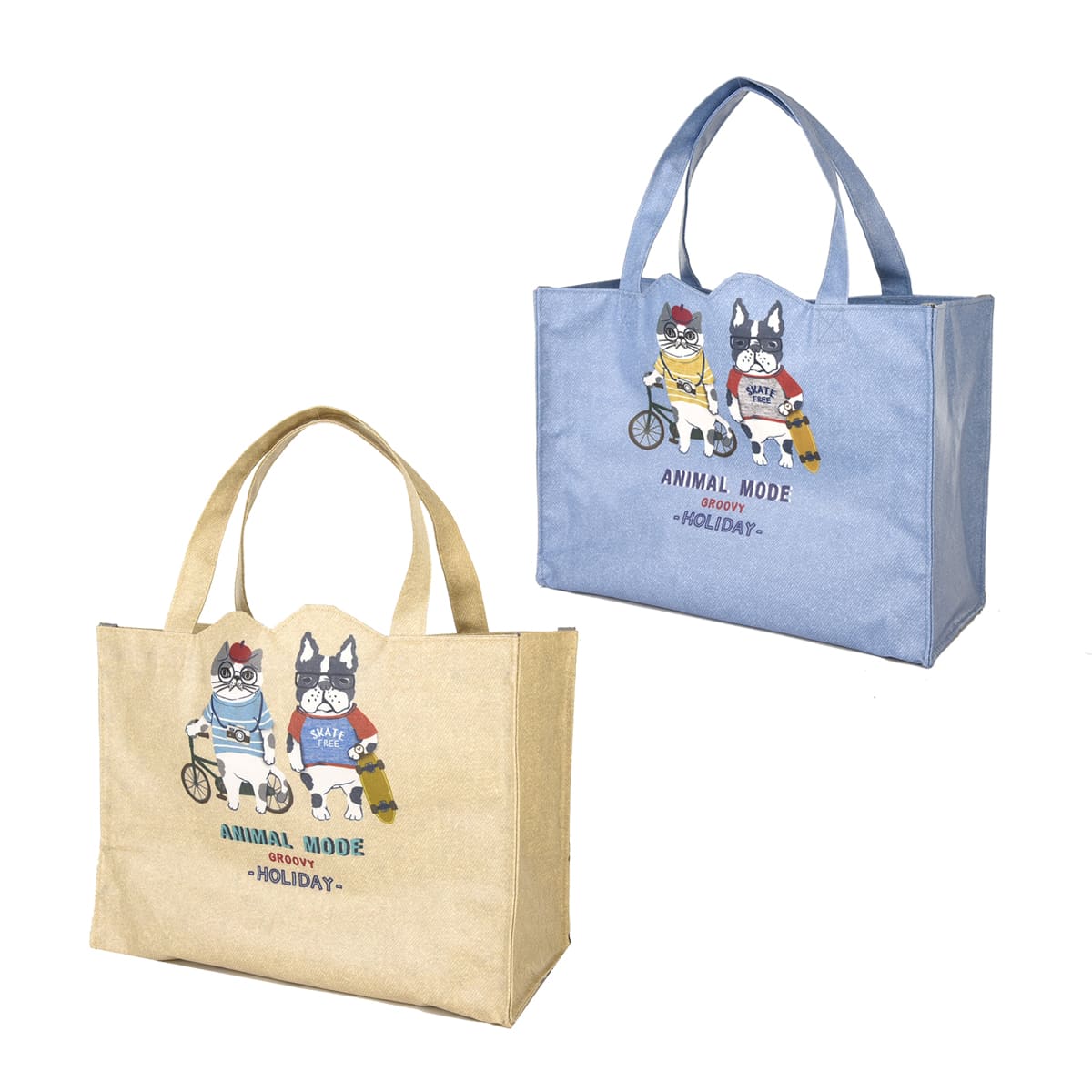 kusuguru トートバッグ かわいい 手さげ ネコ 雑貨 25SS