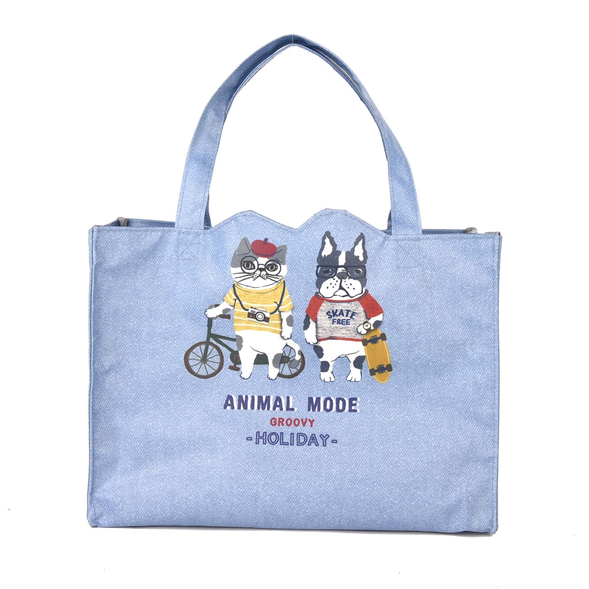 kusuguru トートバッグ かわいい 手さげ ネコ 雑貨 25SS