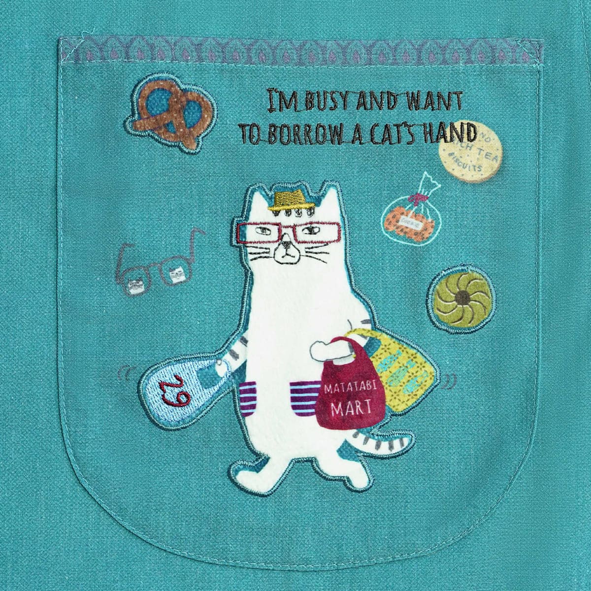 kusuguru（クスグル） エプロン おしゃれ 保育士 かわいい 25AW ネコ