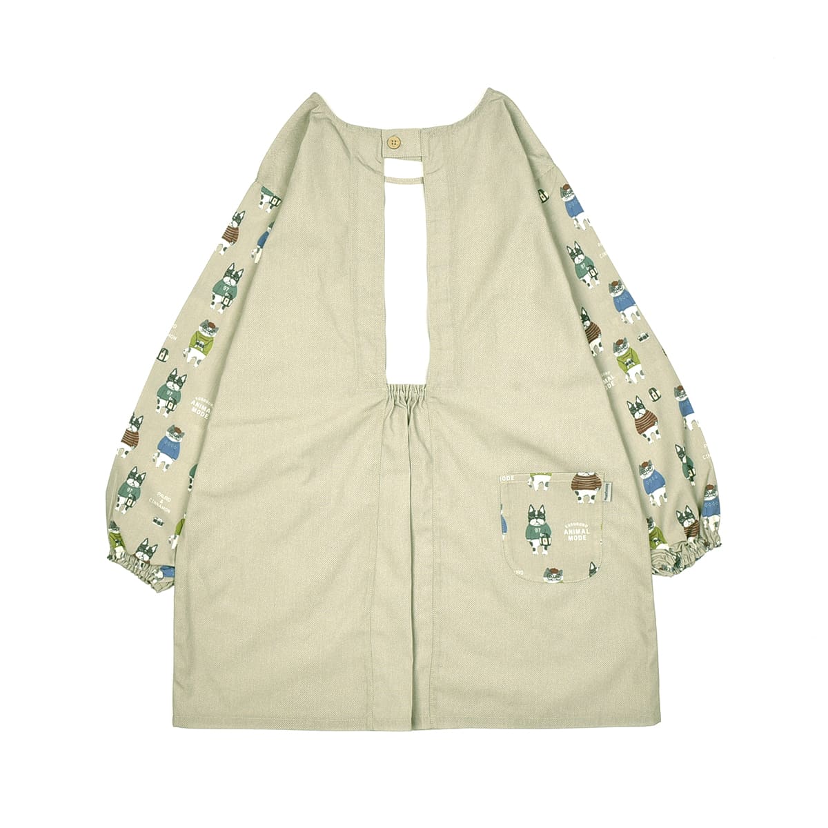 kusuguru（クスグル） 割烹着 おしゃれ 保育士 エプロン カッポウ 25AW