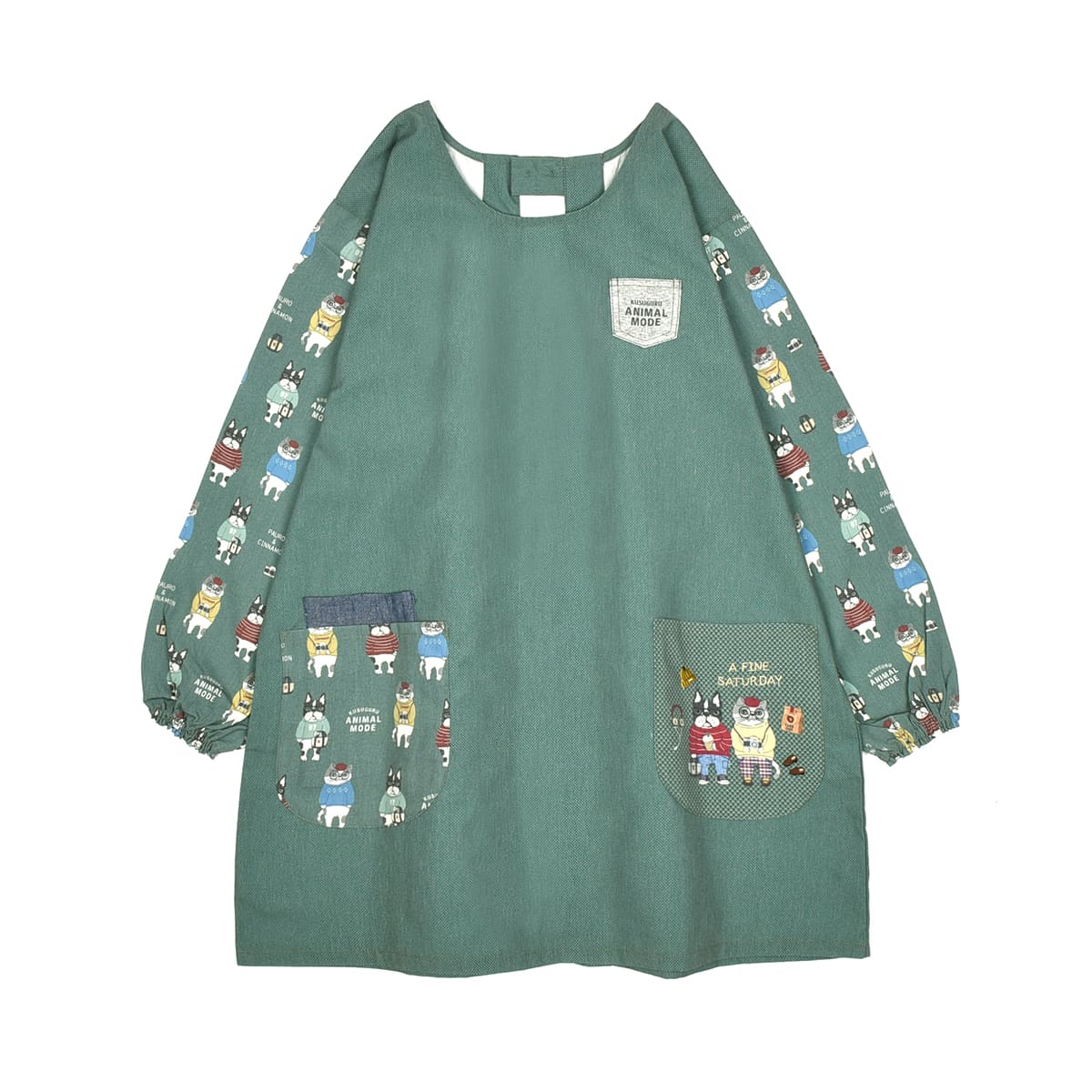 kusuguru（クスグル） 割烹着 おしゃれ 保育士 エプロン カッポウ 25AW