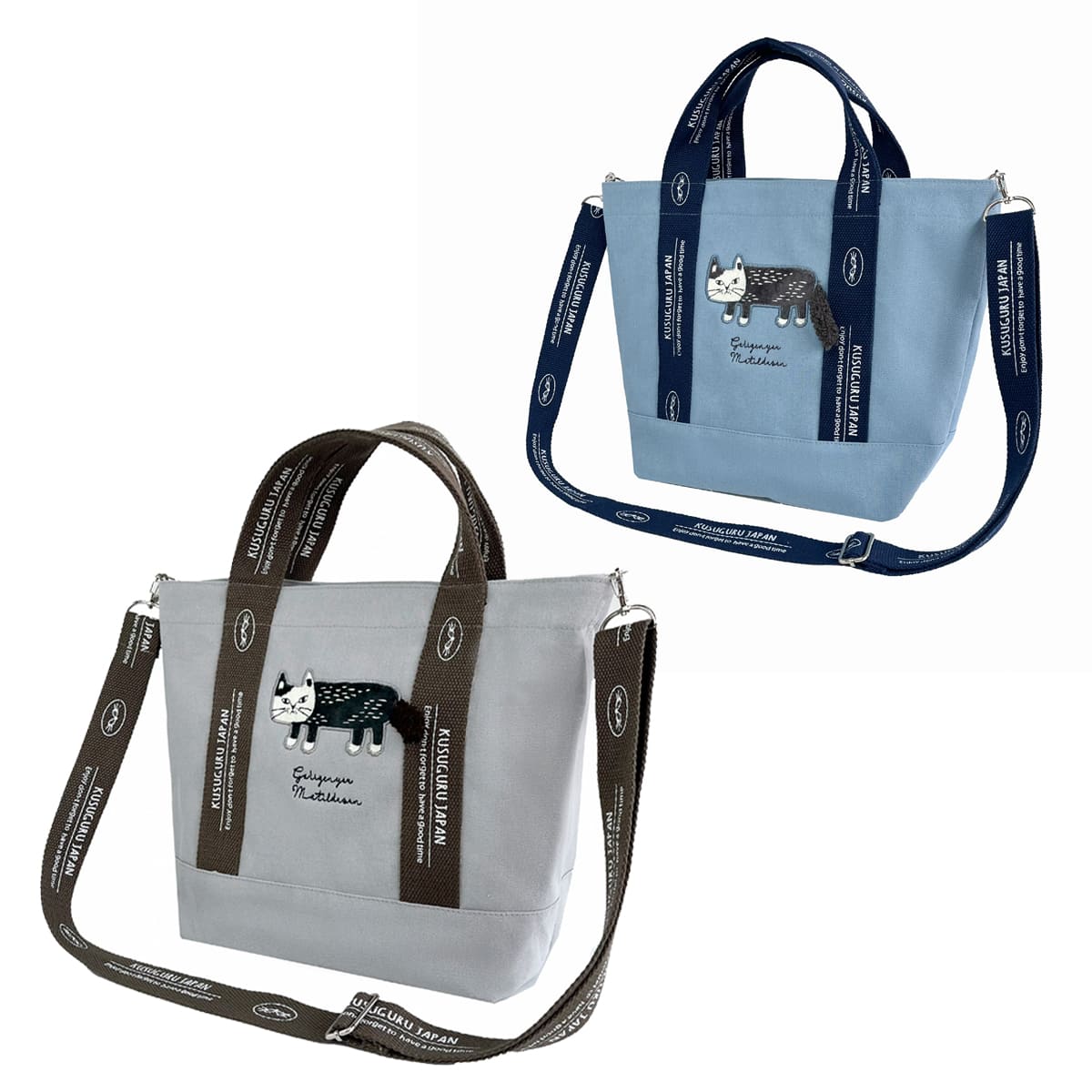 kusuguru（クスグル） トートバッグ おしゃれ かわいい 手さげ ネコ