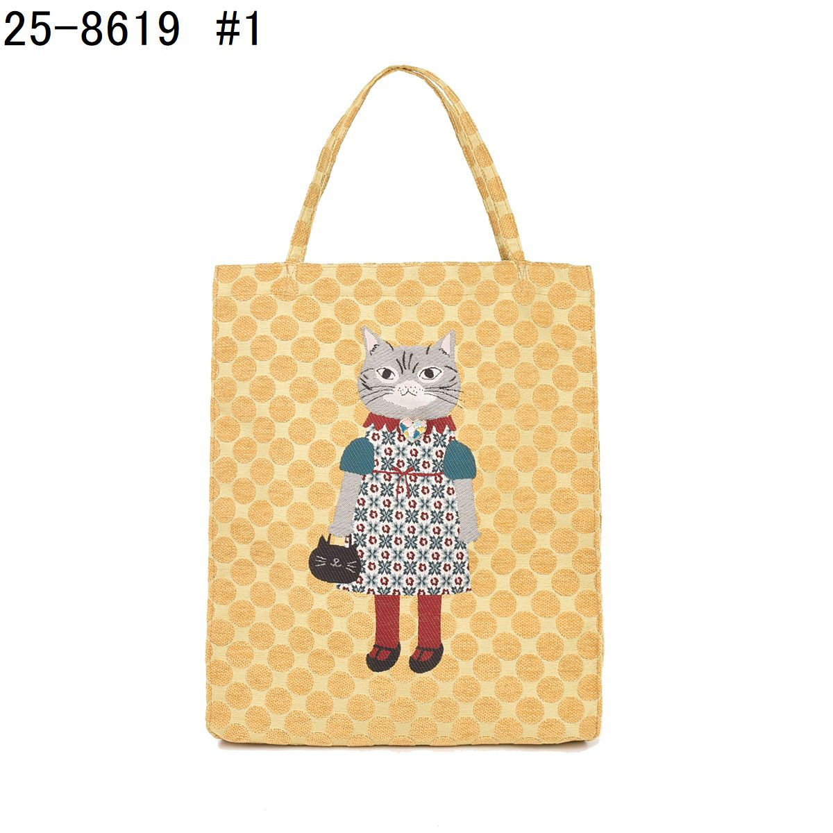 ぐるりスーちゃんの口布つきトートバッグ ぐるりスーちゃんの口布つきトートバッグ ぐるりスーちゃんの口布つき