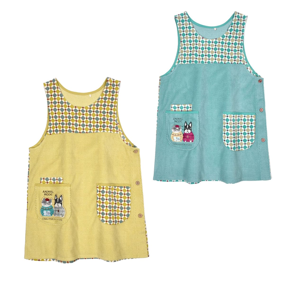 kusuguru（クスグル） エプロン レディース フリーサイズ おしゃれ