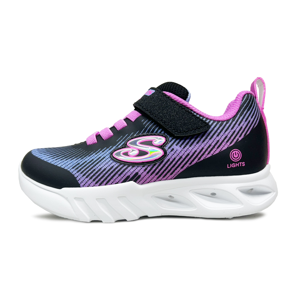 Yahoo! Yahoo!ショッピング(ヤフー ショッピング)スケッチャーズ SKECHERS 靴 光る スニーカー ガールズ フリッカー フラッシュ - ライト テイクオーバー 子供靴 17-23cm 女の子 軽量で快適な光るスニーカー