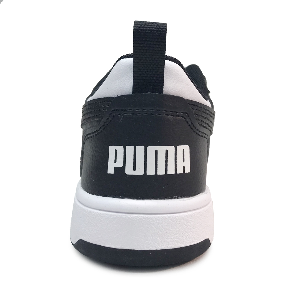 プーマ Puma キッズ スニーカー キッズ リバウンド V6 ロウ PS 396742-01 ホワイトXブラック 17〜21cm 子供靴 スニーカー 運動靴 スポーツブランド　｜suxel｜06