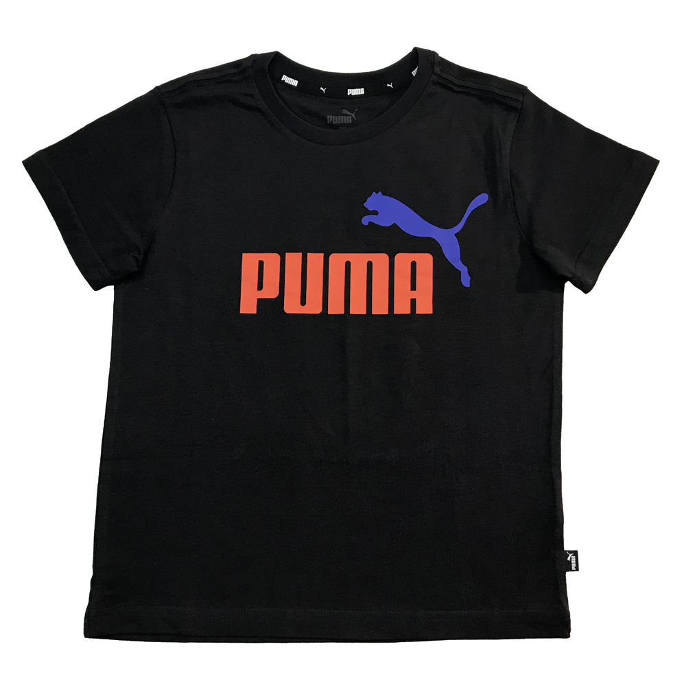 プーマ Puma 子供服 男の子 キッズ ESS+ 2カラー ロゴ Tシャツ 140cm