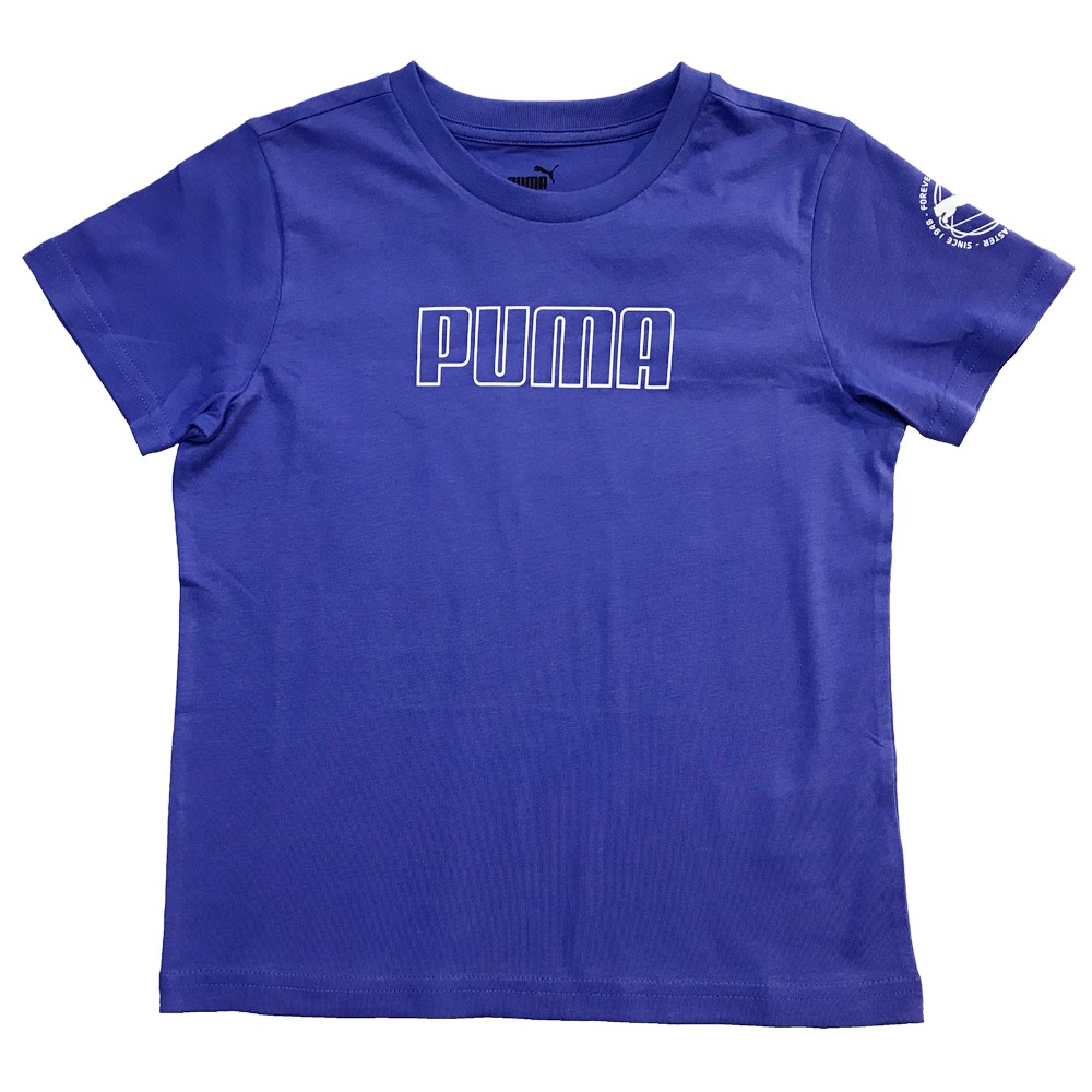 プーマ Puma 子供服 男の子 キッズ ボーイズ ACTIVE SPORTS グラフィック 半袖 Tシャツ 140-160cm 子供服 男の子 半袖 Tシャツ 綿100%｜suxel