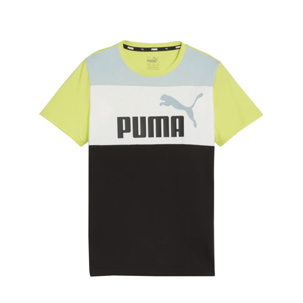 プーマ 子供服 男の子 ESS ブロック Tシャツ 120-160cm 綿100% Puma キッズ...