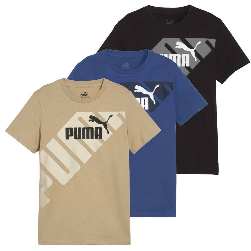 プーマ Puma 子供服 男の子 キッズ ボーイズ プーマ パワー グラフィック Tシャツ 130-160cm 子供服 半袖 Tシャツ 綿100% コットン｜suxel