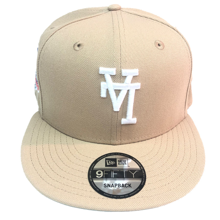 メンズ NEW ERA ニューエラ CAP キャップ 帽子 海外限定モデル 950 別注 BEIGE ベージュ 2024 LA DODGERS  ロサンゼルス ドジャース メンズ USA企画