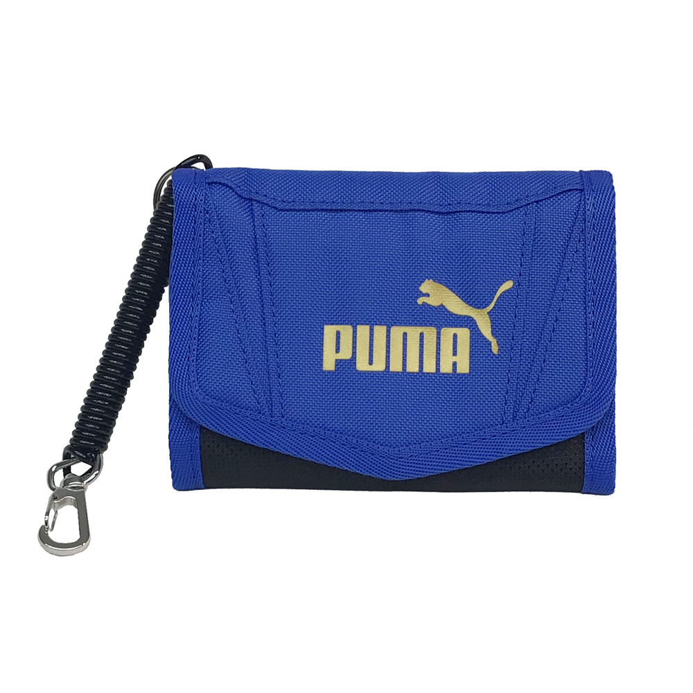 プーマ 財布 ウォレット 三つ折り ストラップ付き マジックテープ アクティブ ウォレット 079035-06 ブルー PUMA 財布 子供 キッズ  小学生 中学生 : 7903506 : SUXEL-IMPORT-STORE - 通販 - Yahoo!ショッピング