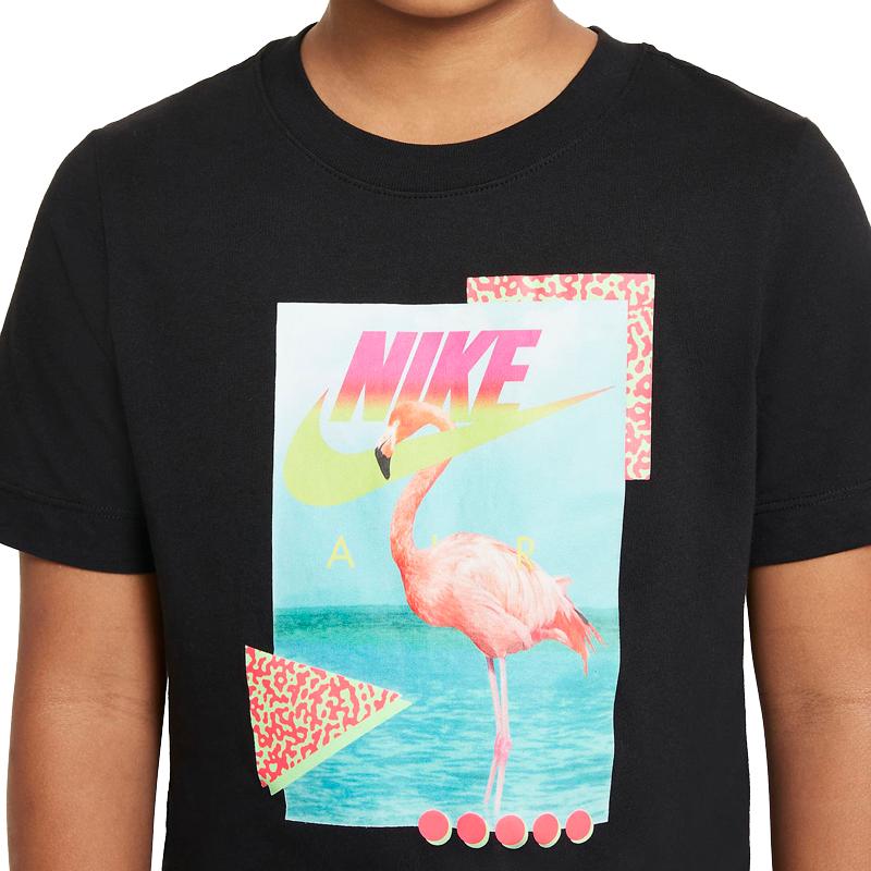 ナイキ NIKE ジュニア キッズ NIKE B NSW TEE BEACH FL PHOTO  半袖Tシャツ 130cm ブラック DJ3804-010｜suxel｜04