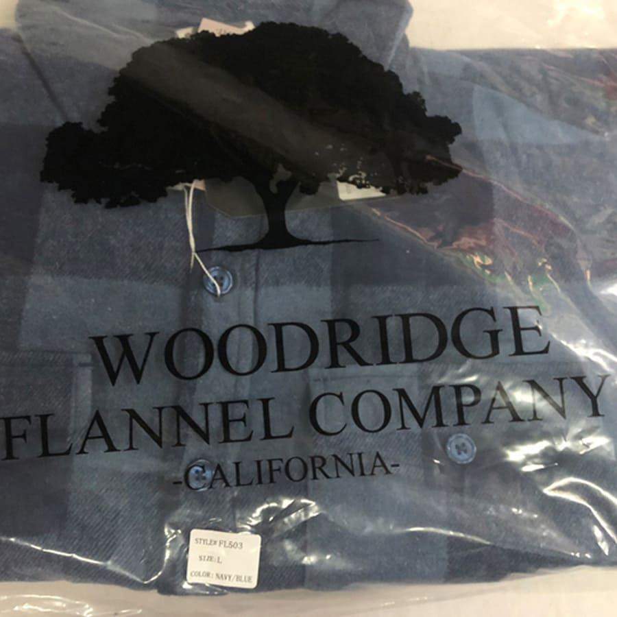 メンズ  WEIV LA Woodridge flannel company  FL503 長袖 フランネルシャツ NAVY BLUE US L-XL-2XL ビッグサイズ｜suxel｜10