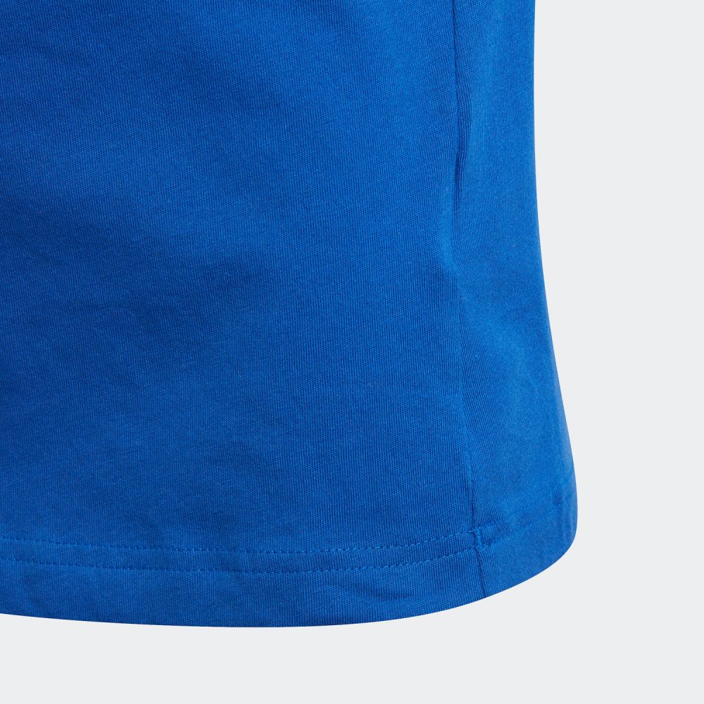 アディダス adidas キッズ ジュニア ロゴ 半袖Tシャツ LOGO TEE ブルー 140cm 150cm 男の子 100％カジュアルでスポーティースポーツにも遊びにも重宝する｜suxel｜05